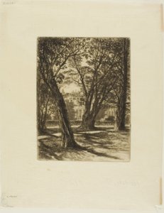 Jardines de Kensington, No. I (placa pequeña) de Francis Seymour Haden
