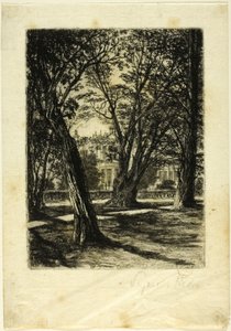 Jardines de Kensington, nº I (plato pequeño) de Francis Seymour Haden