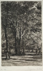 Kensington Gardens La Placa Mayor, 1860