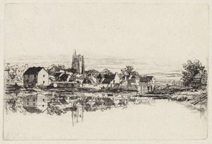 Ciudad de Kidwelly de Francis Seymour Haden