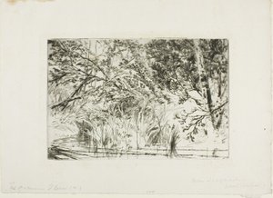 Boca de un arroyo, No. II de Francis Seymour Haden