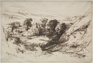 Nine Barrow Down de Francis Seymour Haden