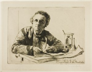 Retrato de Francis Seymour Haden, No. 2 de Francis Seymour Haden