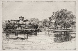 Invasión ferroviaria, 1864 de Francis Seymour Haden