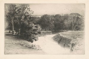 Puesta de sol en Irlanda de Francis Seymour Haden
