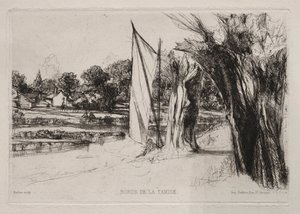 Thames Ditton - Con una Vela, 1864