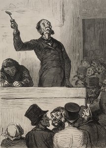La sala de subastas: El subastador