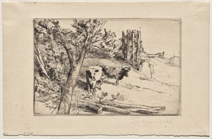 La torre del homenaje de Francis Seymour Haden