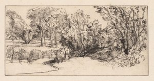El pequeño Longparish, 1896 de Francis Seymour Haden