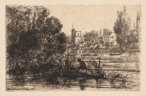 Iglesia de Twickenham de Francis Seymour Haden