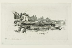Casa de Whistler, Chelsea de Francis Seymour Haden