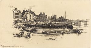 Casa de Whistler, Old Chelsea de Francis Seymour Haden
