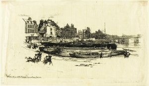 Casa de Whistler, Viejo Chelsea de Francis Seymour Haden