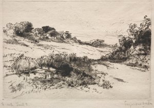 Colina del Molino de Viento, No. 1, 1877 de Francis Seymour Haden