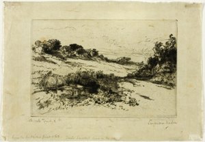 Colina del molino de viento, No. I de Francis Seymour Haden