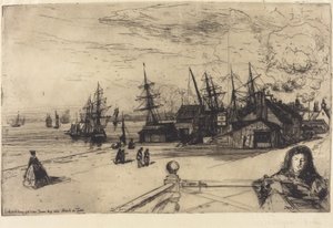 Taberna del yate, Erith de Francis Seymour Haden