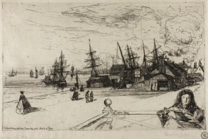 Taberna del Yate, Erith de Francis Seymour Haden