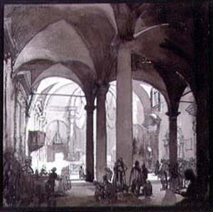 Vista interior de la iglesia del convento, San Felice, Florencia, siglo XX de Francis Sydney Unwin