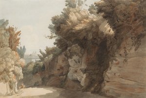 Una Vista Cerca del Arco Scuro, Mirando Hacia la Villa Medici, Roma, 1785