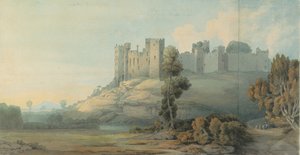 Castillo de Ludlow, Shropshire, 1777 de Francis Towne