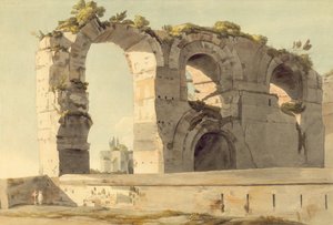 El acueducto de Claudio, Roma de Francis Towne