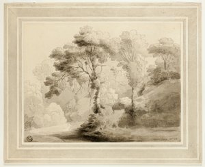 Paisaje boscoso de Francis Towne
