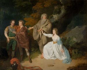 Una Escena de La Tempestad de Shakespeare de Francis Wheatley