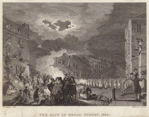 Disturbio en Broad Street en 1780 de Francis Wheatley