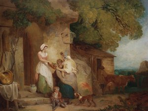 Benevolencia rústica, 1791 de Francis Wheatley