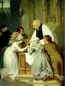 La Comunión (óleo sobre lienzo)
