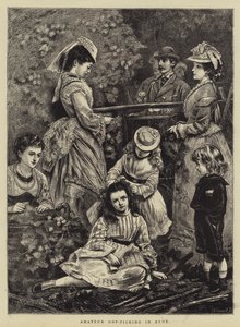 Recolección de lúpulo amateur en Kent de Francis Wilfred Lawson