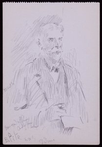 Retrato de A Beresford Pite de Francis Wilfred Lawson