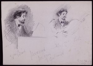 Retrato de Arnold Dolmetsch de Francis Wilfred Lawson