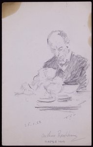 Retrato de Arthur Rackham