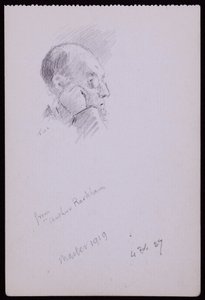 Retrato de Arthur Rackham de Francis Wilfred Lawson