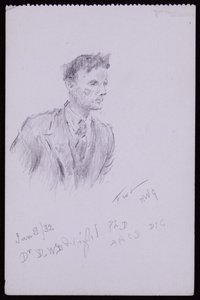 Retrato del Dr. DWD Wright