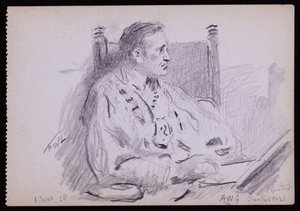 Retrato de Ernest Jackson de Francis Wilfred Lawson