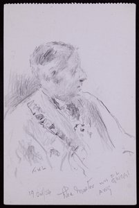 Retrato de FL Griggs de Francis Wilfred Lawson
