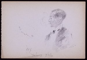 Retrato de FR Yerbury de Francis Wilfred Lawson
