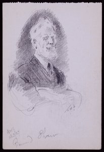 Retrato de George Bernard Shaw de Francis Wilfred Lawson