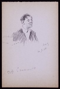 Retrato de HB Cresswell de Francis Wilfred Lawson