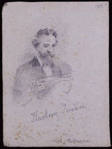 Retrato de H Thackeray Turner de Francis Wilfred Lawson