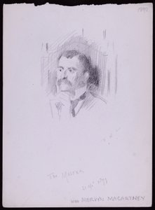 Retrato de Mervyn Macartney de Francis Wilfred Lawson
