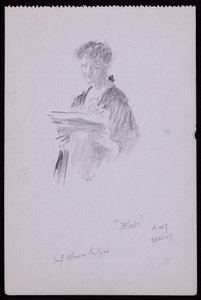 Retrato de la Srta. Eleanor Hellyer de Francis Wilfred Lawson