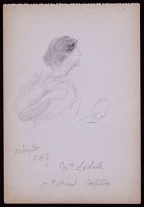 Retrato de la Sra. Arundel Esdaile de Francis Wilfred Lawson
