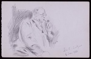 Retrato de Sir Edwin Lutyens de Francis Wilfred Lawson