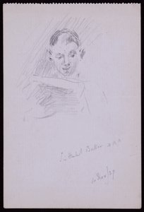 Retrato de Sir Herbert ARA Baker de Francis Wilfred Lawson