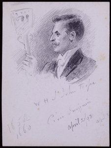 Retrato de WH St John Hope de Francis Wilfred Lawson