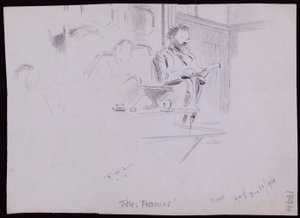 Retrato de William Morris de Francis Wilfred Lawson