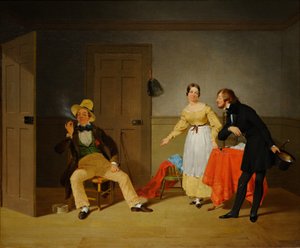 Los galanes de ciudad y de campo de Francis William Edmonds